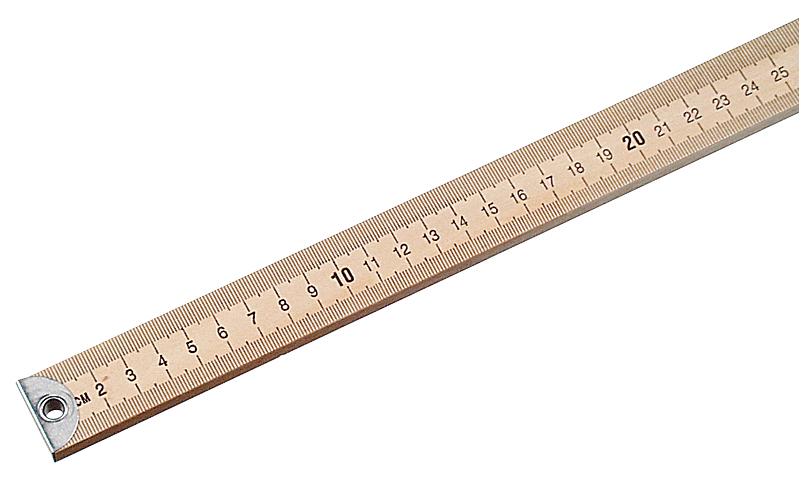 Meter Sticks, Hardwood, English/Metric