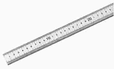 Wooden Meter Stick with English/Metric and Metal Ends