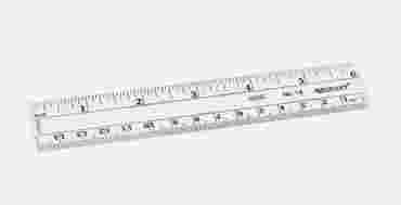 Clear Flexible Ruler with English/Metric 15 cm