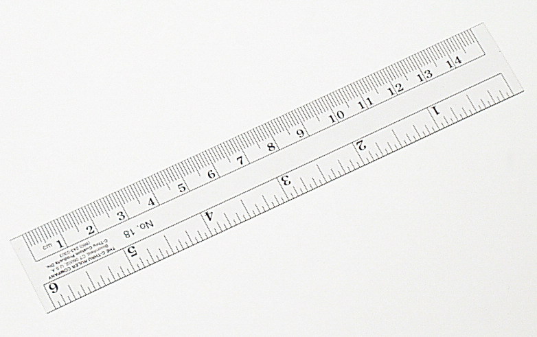 Clearview Metric Ruler 30 cm - Ajax Scientific Ltd