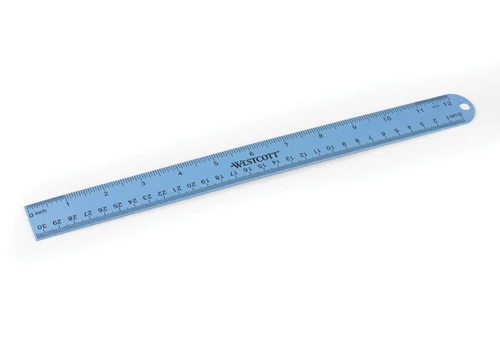 Stainless Steel Ruler 18 English/Metric