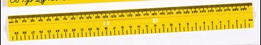 Yellow Metric Ruler