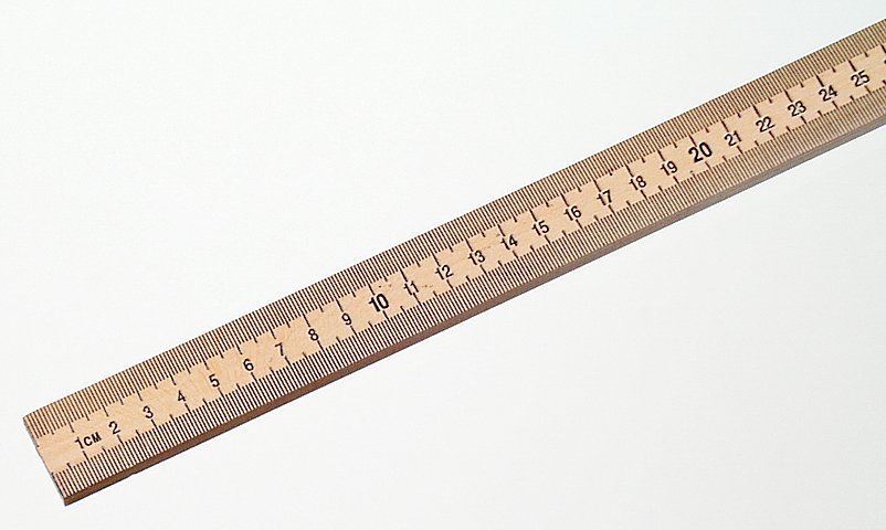 Wooden Meter Stick, Plain Ends - STP34039