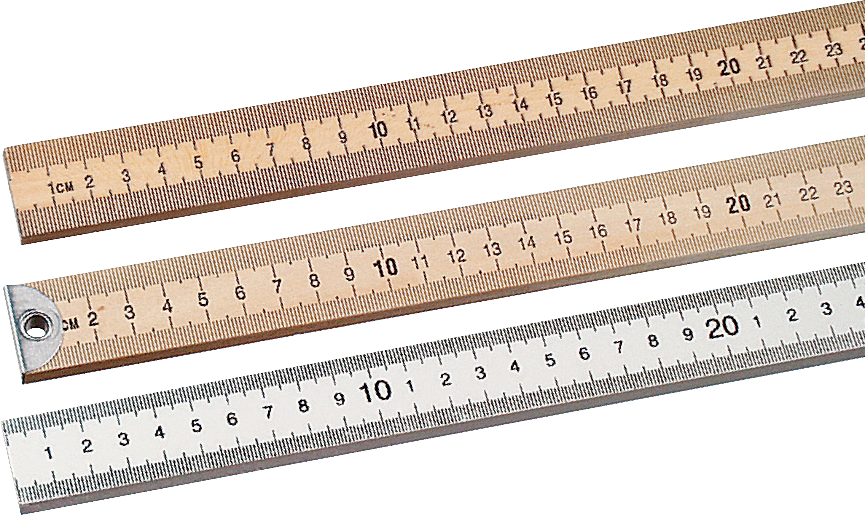 Meter Sticks, Hardwood, English/Metric