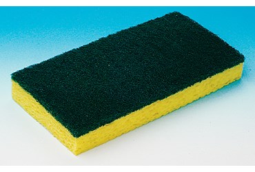 Cellulose Sponge with Scrubber Pad