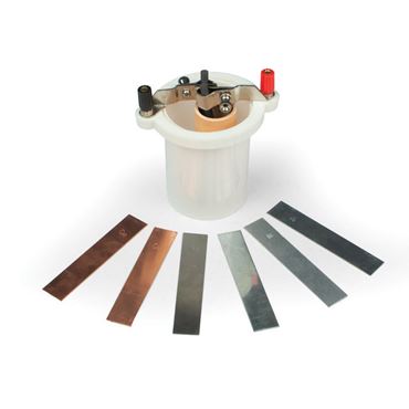 Voltaic Cell With Porous Cup for Electrochemistry