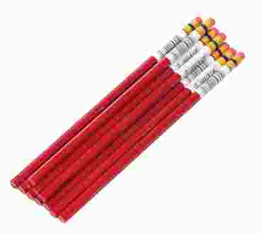 Red Colored Pencil Set