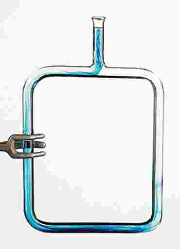 water, food dye, path