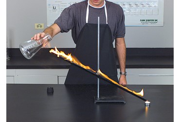 Flaming Vapor Ramp Chemical Safety Demonstration Kit