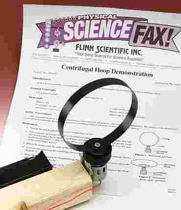 Centrifugal Hoop Demonstration Model for Physical Science and Physics