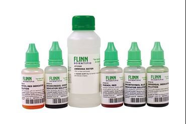 indicators, bromcresol green, bromthymol blue, methyl red, phenol red