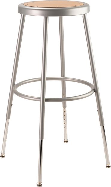 Adjustable Steel Laboratory Stool