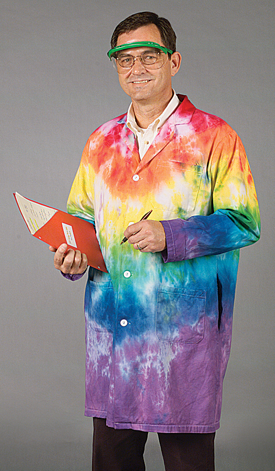 Large Tie-Dyed Laboratory Coat 