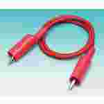 Red Wire with Alligator Clips on Both Ends, 14"