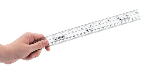 Clear Flexible Ruler