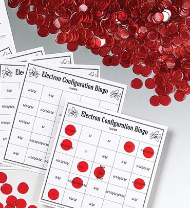 Electron Configuration Chemistry Bingo Game