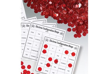 Electron Configuration Chemistry Bingo Game