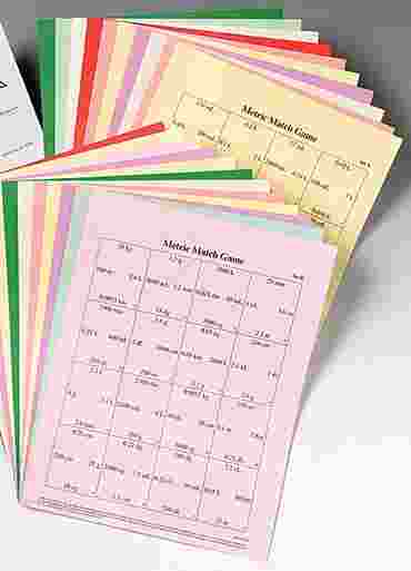 Metric Match Chemistry Game