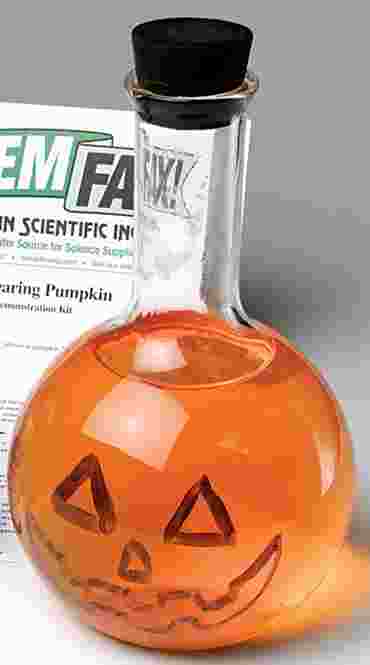 The Reappearing Pumpkin Chemical Demonstration Kit