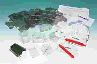 Geometry of Crystal Structure Kit for Geology and Earth Science