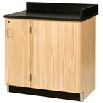 "Dead Corner" Floor Storage Cabinet for Science Lab and Classroom, Left
