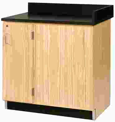 "Dead Corner" Floor Storage Cabinet for Science Lab and Classroom, Left