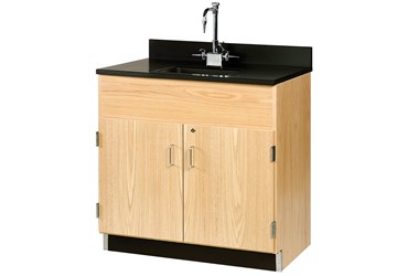 Floor Storage Cabinet and Sink for Science Lab and Classroom