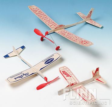 Sky Streak Rubber Band Powered Balsa Plane