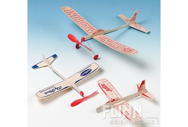 Flying Machine Rubber Band Powered Balsa Plane