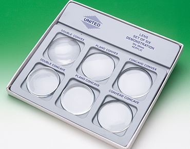 Acrylic Lens Set for Optics Demonstration
