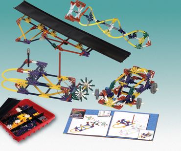 K'NEX Introduction to Simple Machines, Wheels, Axles, and Inclined Planes Kit for Physical Science and Physics