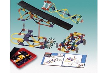 K'NEX Introduction to Simple Machines, Wheels, Axles, and Inclined Planes Kit for Physical Science and Physics