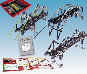 K'NEX Introduction to Structures and Bridges Physical Science and Physics Kit