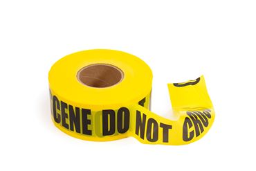 Crime Scene Police Tape for Forensics