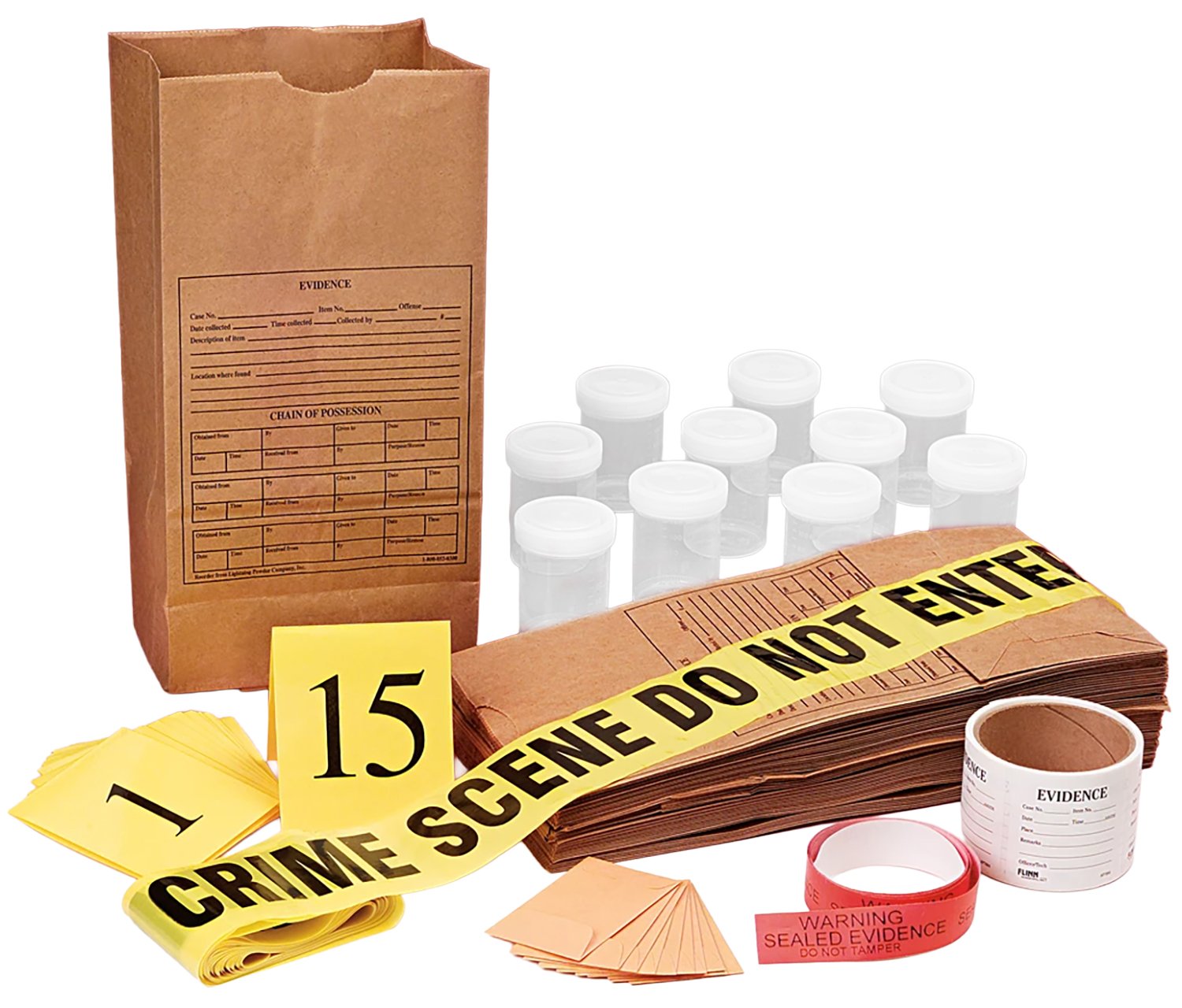 Crime Scene Evidence Labels for Forensics