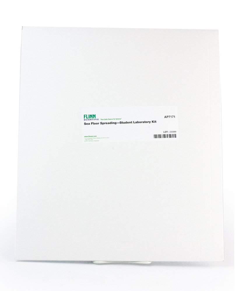Sea Floor Spreading Student Laboratory Kit