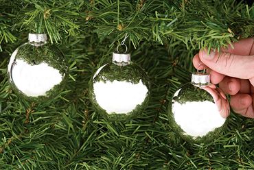 Silver Holiday Ornaments Chemistry Laboratory Kit