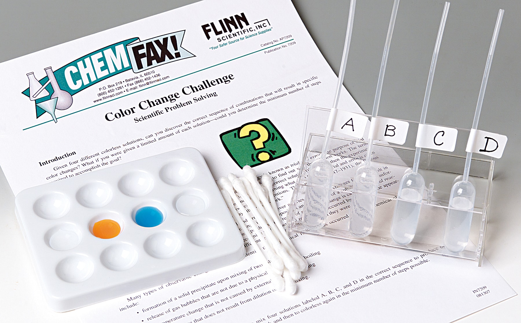 Color Change Challenge and Problem-Solving Guided-Inquiry Kit