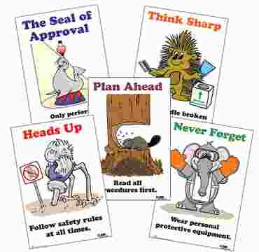Laboratory Safety Poster Set