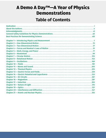 experiments, demonstrations, activities, book, manual, guide