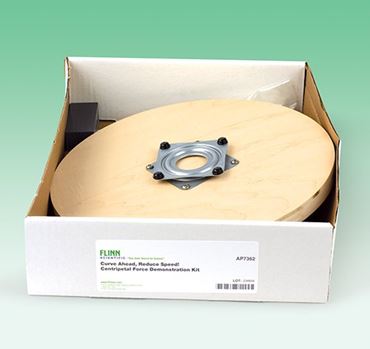 turntable, PVC block, sandpaper, wooden ramp