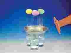 Diving Eggs Inertia Challenge and Newton's First Law Physical Science and Physics Demonstration Kit
