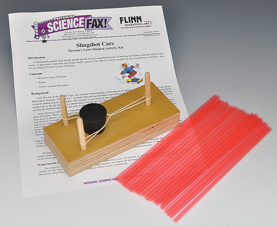 Slingshot Cars—Newton’s Laws Activity Kit Flinn Scientific