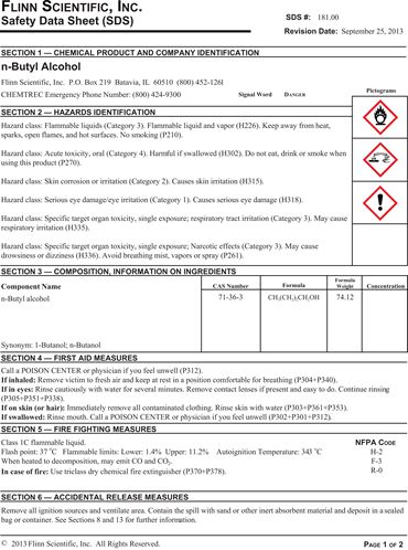 Flinn Safety Data Sheet (SDS) Library Flinn Scientific