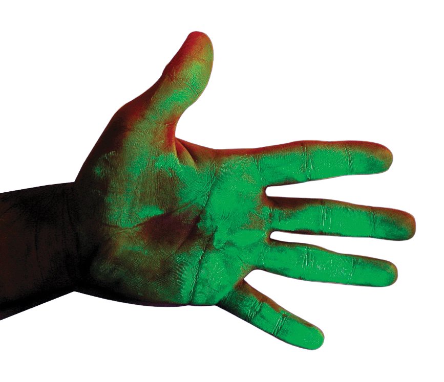 Fluorescent Invisible Detection Paste for Forensics