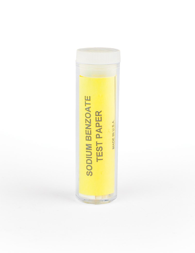 Genetic Taste Testing Vial of 100 Strips Sodium Benzoate Test Paper 