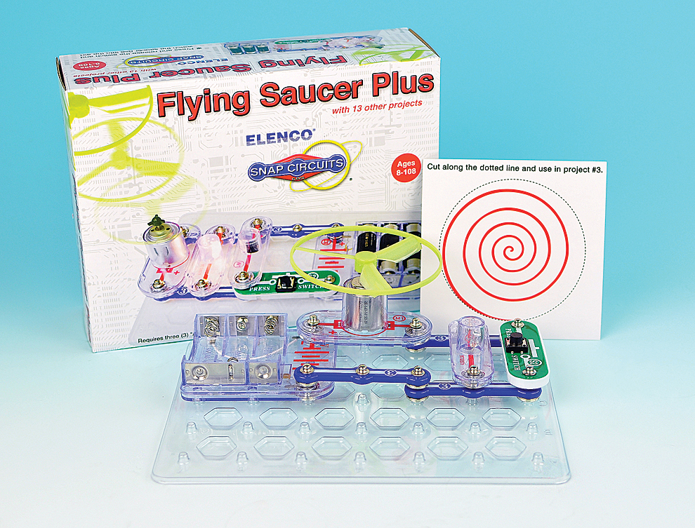 snap circuits flying saucer
