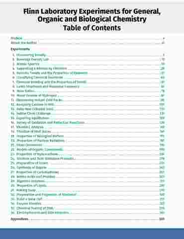 general chemistry, organic chemistry, biological chemistry