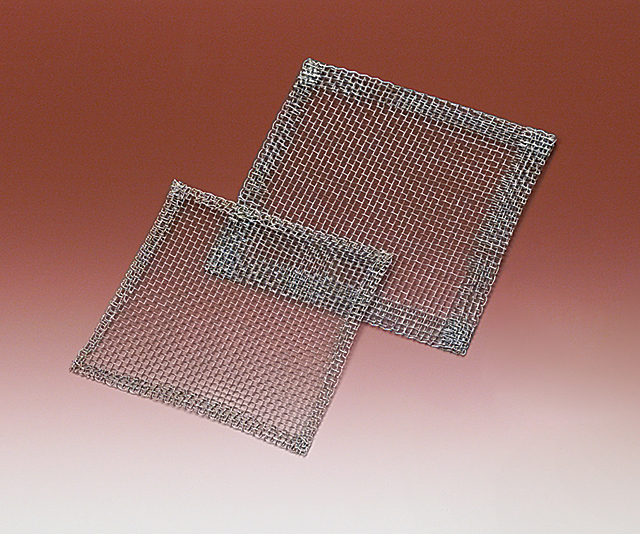 Ajax Scientific Galvanized Steel Wire Gauze Square with Ceramic Centre 4 Length x 4 Width