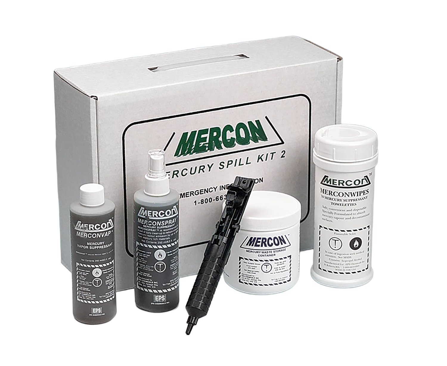 Mercon™ Mercury Spill Clean Up